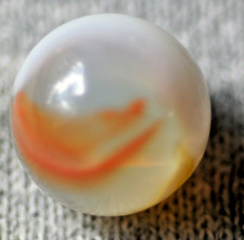 Akro Agate Toy Marble, Popeye Patch or Cherryade 5/8" 261