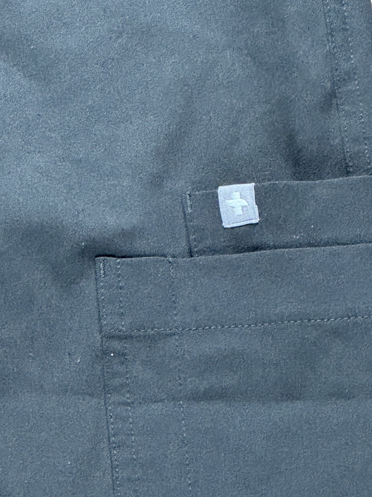 FIGS High Waisted Yola Skinny Scrub Pants Womens Size XXS Black 28” Inseam Nurse