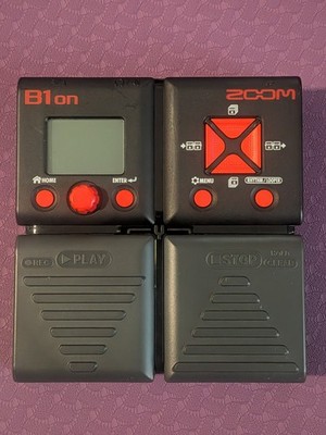 ZOOM B1on Bass Guitar Effects AND LOOPER Pedal TESTED WORKING