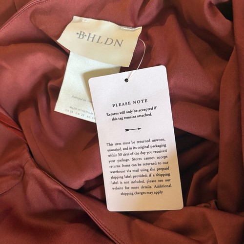 BHLDN Anthropologie Dylan One-Shoulder Satin Seitenschlitz Kleid formelles Kleid 16 - Bild 11 von 13