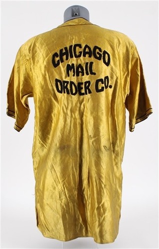 1930's Chicago Mail Order Co. Chicago Commercial Champs Satin Game Worn Jersey - Picture 2 of 5