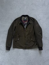 Barbour International Steve McQueen Windcheater Wax Harrington Jacket Medium