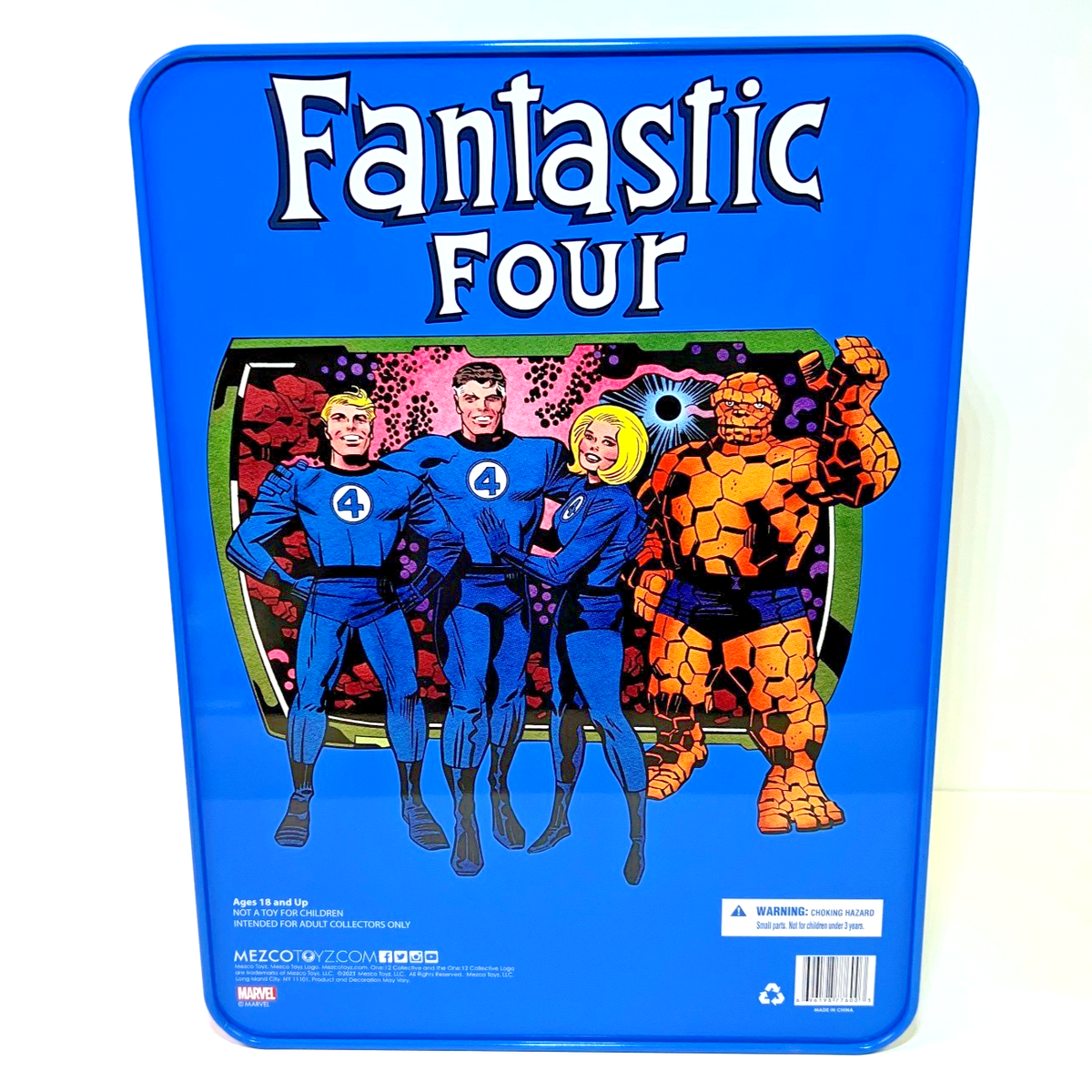 Mezco Marvel Fantastic Four: Deluxe Steel 1/12 Scale Action