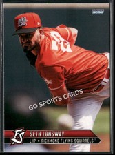 2025 Richmond Flying Squirrels Seth Lonsway RC Rookie Giants Minor League