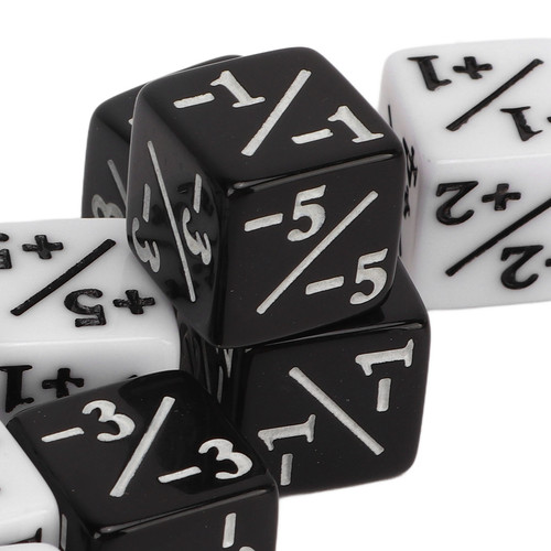 20pcs 16mm Dice Counters Black And White Dice D6 Dice For Math Teaching IP - Picture 1 of 12