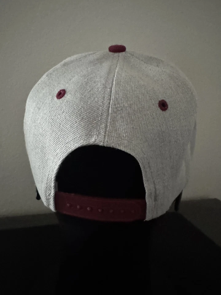 Philadelphia Phillies Retro Throwback 1970’s Logo Gray Snapback Adult Size Hat - Image 4 of 4