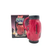 Vintage 1997 CS362 Budweiser Red Golf Bag II Stein Anheuser Busch Collectable