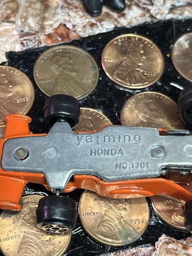 YatMing Honda STP Shell #1 No 1301 Indy Formula Orange Diecast USED EX Cond - Picture 11 of 11