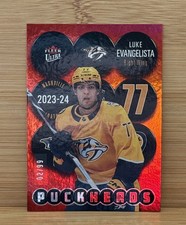 2024-25 Upper Deck Fleer Ultra - Puckheads Luke Evangelista #PH-7 Red /99