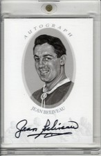 2010-11 IN THE GAME ENSHRINED JEAN BELIVEAU AUTO #AJB *SILVER VERSION*