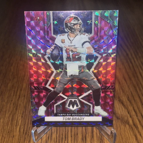 Tom Brady 2022 Panini Mosaic - National Pride Camo Pink Mosaic Prizm #251 Bucs