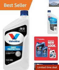 Daily Protection SAE 5W-20 Synthetic Motor Oil - 1 Quart for Optimal Engine Care 45.56 per gallon