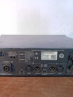Electro-Voice EV Q66 2-Channel Power Amplifier - Powers On - No
