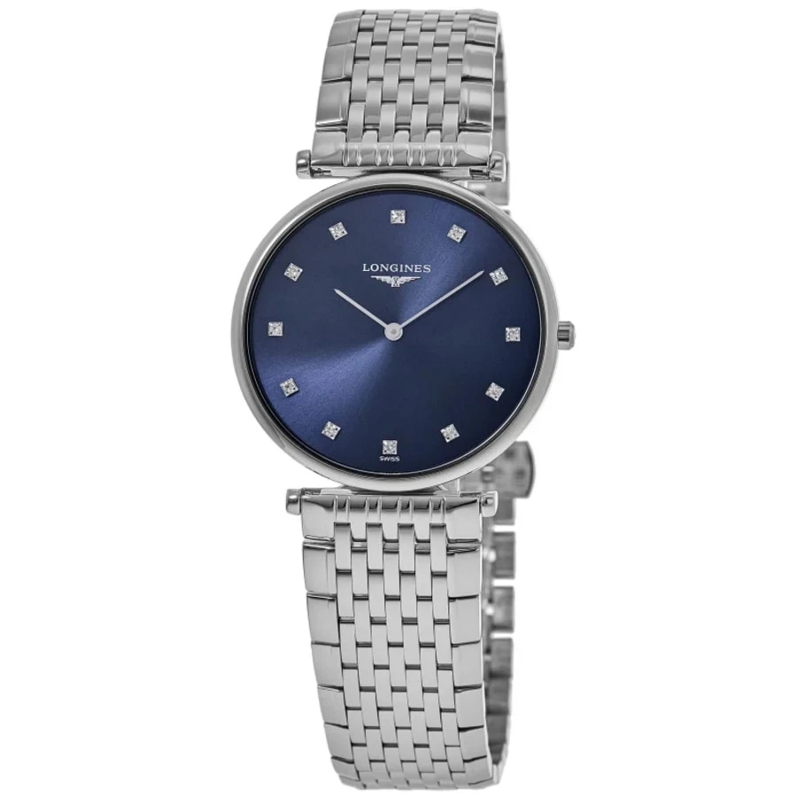 New Longines La Grande Classique Quartz Blue Women's Watch L4.755.4.97.6