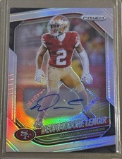 2025 PANINI PRIZM NFL DEOMMODORE LENOIR AUTO SILVER PRIZM SP SAN FRANCISCO 49ERS