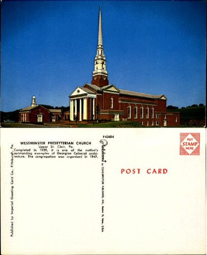 Westminster Presbyterian Church Upper St Clair Pennsylvania PA steeple unused