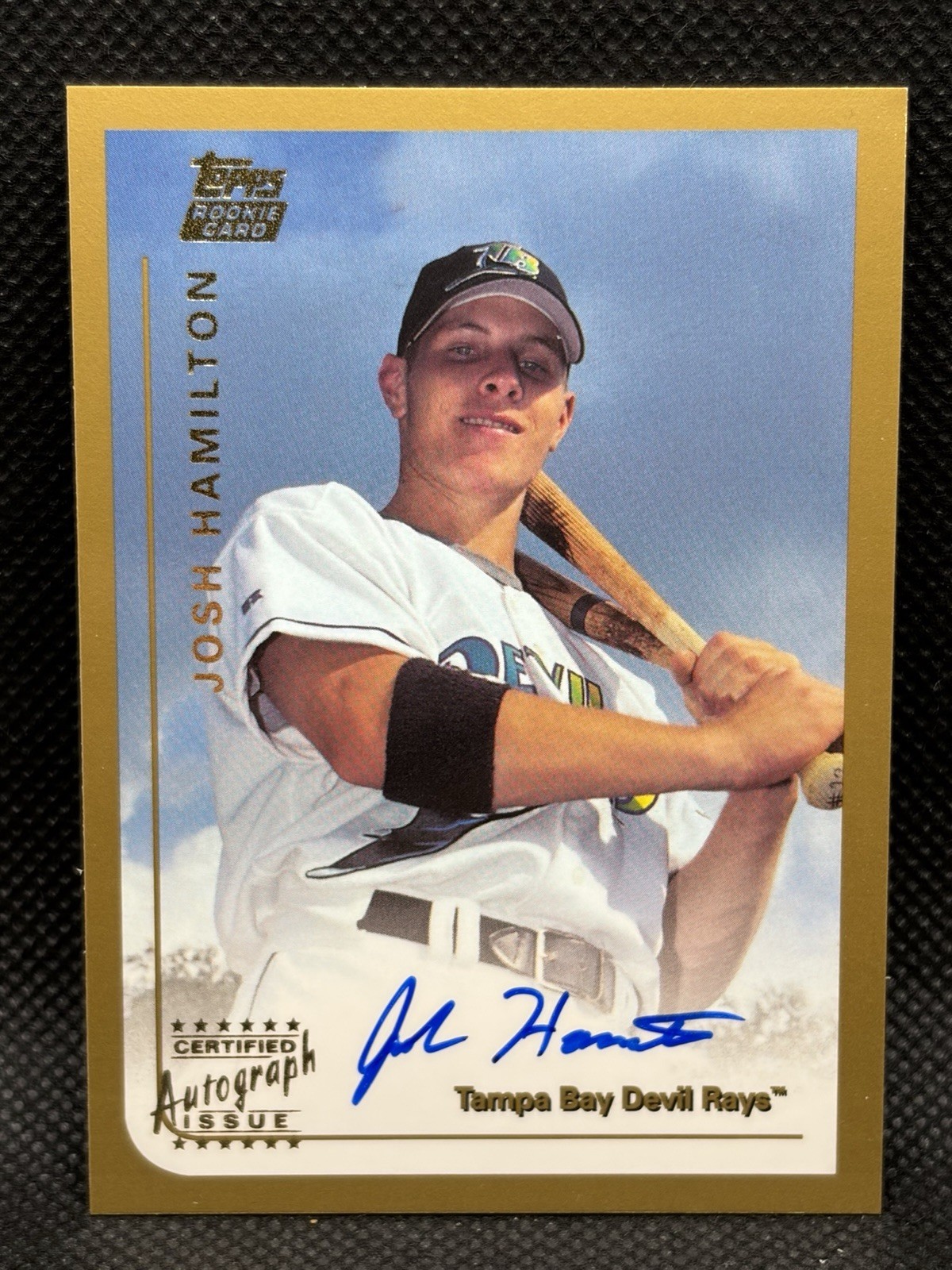 1999 JOSH HAMILTON TOPPS TRADED AUTO RO0KIE CARD RC AUTOGRAPH