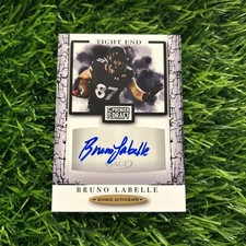 2021 SAGE Premier Draft Bruno Labelle Autographs Black #A151 - Cincinnati F42