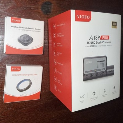NEW Viofo a139 Pro Plus CPL filter & Remote