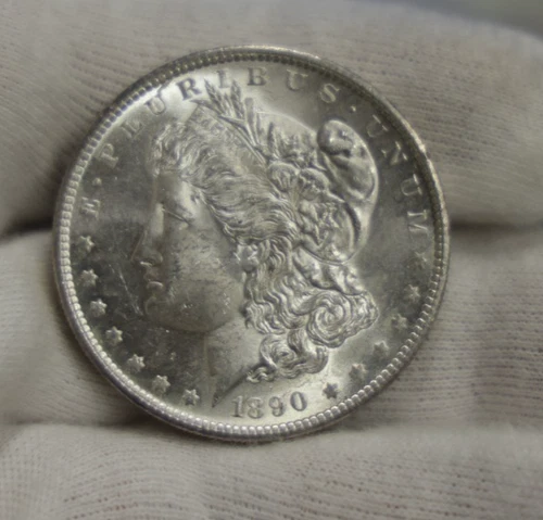 1890 S US Morgan Silver Dollar $1 Nice Unc..