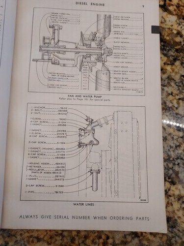 CAT Caterpillar D2 Traktor 50 Zoll Messgerät Teilekatalog #S 5J1864 bis 5J3500 Buch - Bild 6 von 14