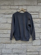 80s grey sweatshirt