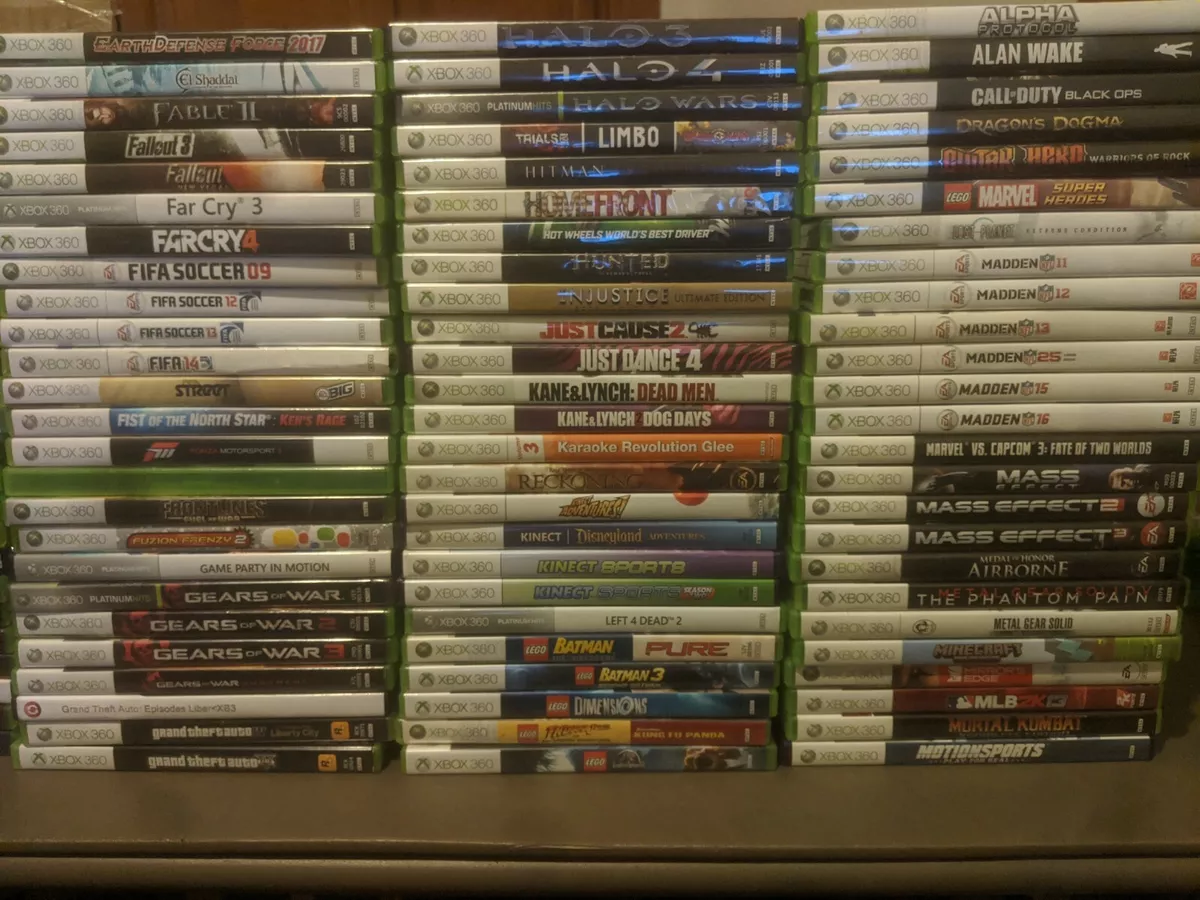 🔥 XBOX 360 GAMES Large Lot YOU PICK EM CLEANED AND TESTED FREE US SHIPPING