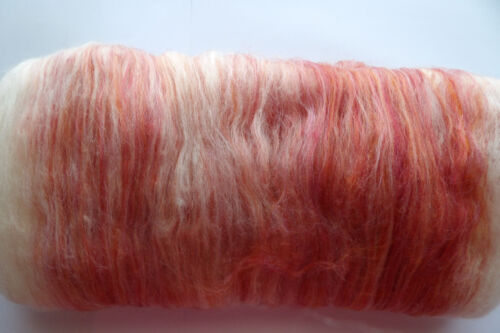 Shetland Landscapes Carded Wool Art Batt 5 Choices Dyed Wool UK Breed Felt Spin - Picture 27 of 105