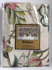 Ellis Brissac Scalloped Window Valance 70 X 17 NEW in Package