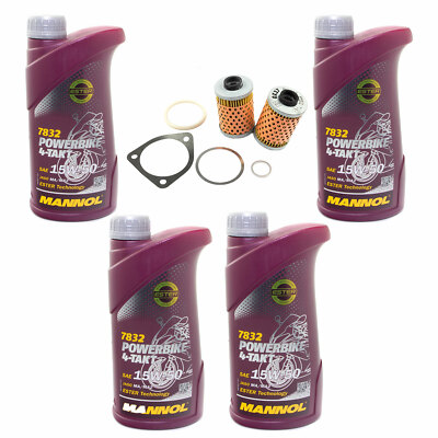 Motoröl Ölfilter OX37D Set 15W50 4 Liter für BMW R 1000 RS 450 N 650 LS 750 800