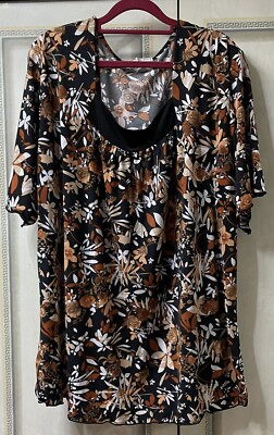 THK Royal/elegant Tunika/Multicolor,Stretch,Gr.6XL(56-58) Neu