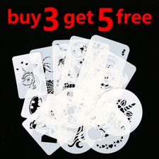 Bowitzki Face Paint Stencil For Kids Stage Makeup Reusable Face Painting Stencil