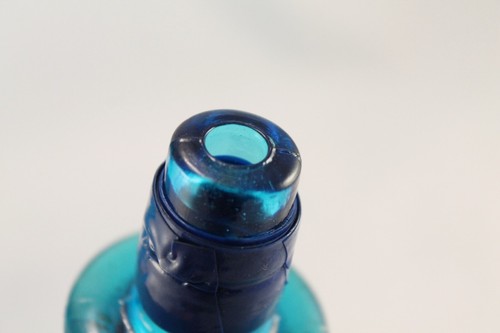 Mid-Century Italian Empoli Turquoise Art Glass Fruit Bottle Decanter 1960's - Picture 14 of 15
