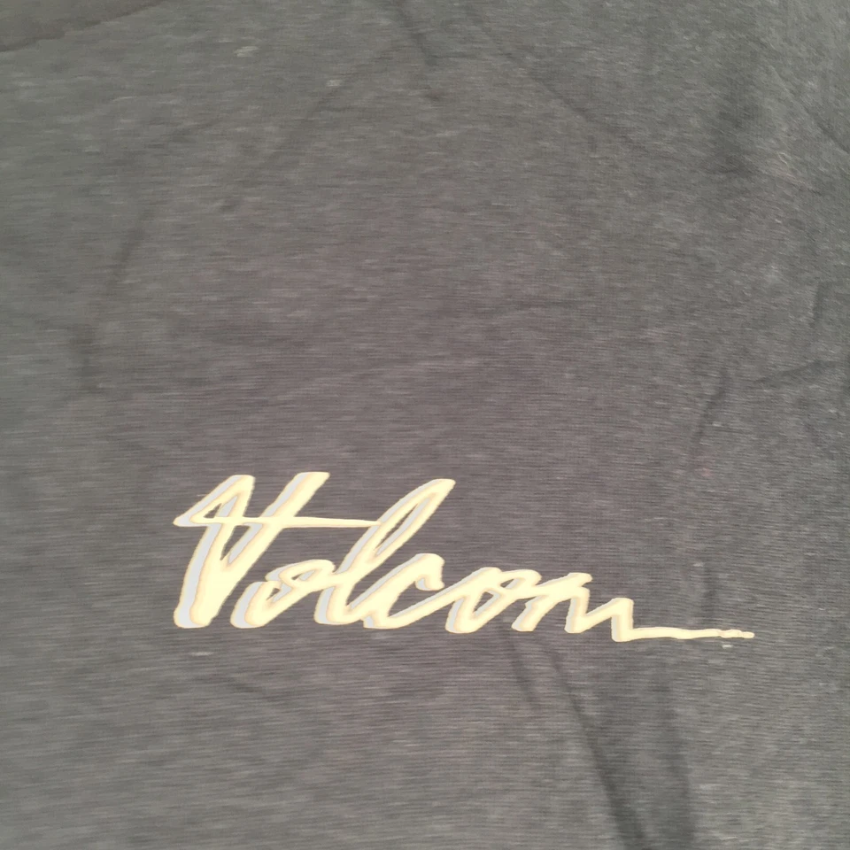 Volcom t shirt mens size XL black short sleeve crew neck cotton 106118 - Image 3 of 4