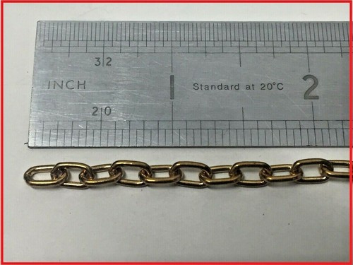 MODEL BOAT FITTINGS BRASS OVAL LINK 