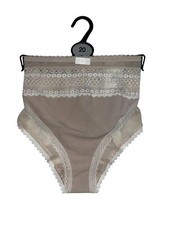 Size 20 Brazilian Knickers Panties Super Soft Comfort M S Cream Mix