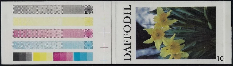 TDB41 Test/Dummy Complete Booklet 4-(TDP14(a) Panes of 10 "Blue Rectangles" MNH - Image 2 of 2