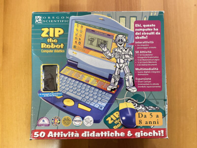 Zip the Robot Lerncomputer Oregon Scientific 50 Aktivitäten Lernspiele