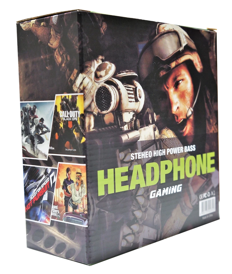 Gaming Headset for PS4, XBOX ONE and SWITCH - Camouflage Yellow - Image 3 of 4