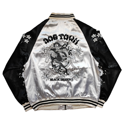DOG TOWN 買えれ BLACK DORAGON スカジャンベスト DOG TOWN 買えれ BLACK DORAGON スカジャンベスト
