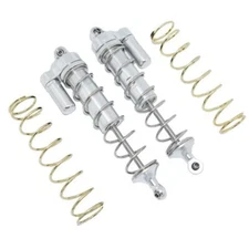 NEW GPM Alum Rear L-Shape Piggy Back Spring Dampers 187mm Silver :