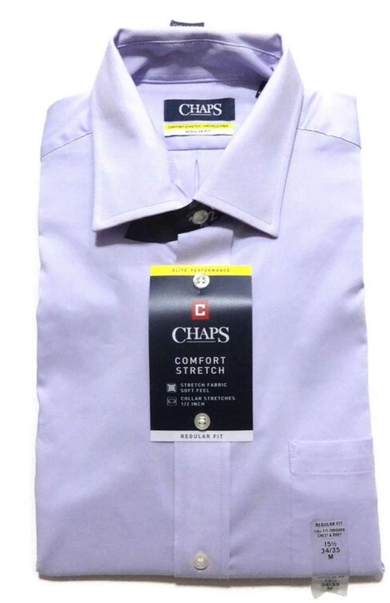 chaps classic fit dress shirt Amazon.com: Chaps Men's Classic Fit Long Sleeve Button Down Stretch Poplin Casual Shirt, American Black, Small : Clothing, Shoes & Jewelry