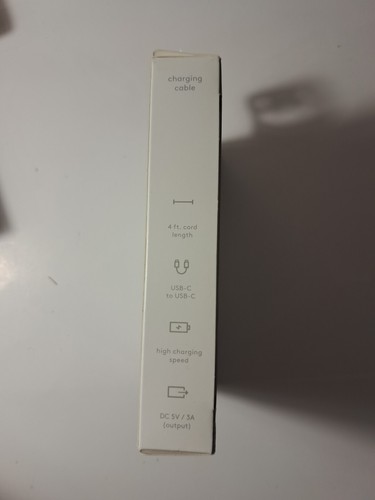 Aqua Blue 4'ft Heyday charging Cable USB-C - Picture 3 of 3