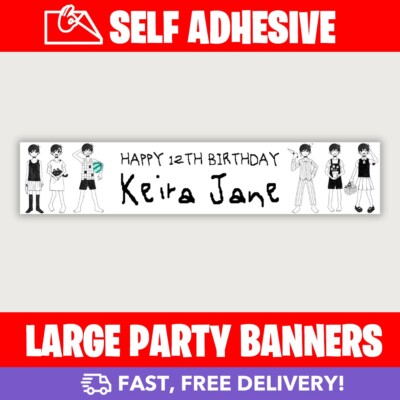 OMORI Kinder Videospiel personalisierte Geburtstag Party selbstklebende Banner! - XL
