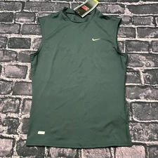 Nike Pro NFL Football Dri-Fit Sleeveless Shirt Men's Small Skin Tight Green NEW