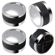 	Gas Grill Universal Knobs Grill Control Knob Replacement Chrome Plated Plastic	