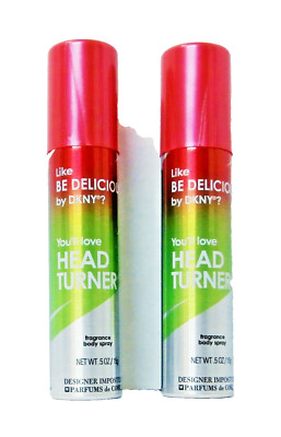 Designer Imposters HEAD TURNER body spray 0.5oz PARFUMS de COEUR (2 Cans) RaRe
