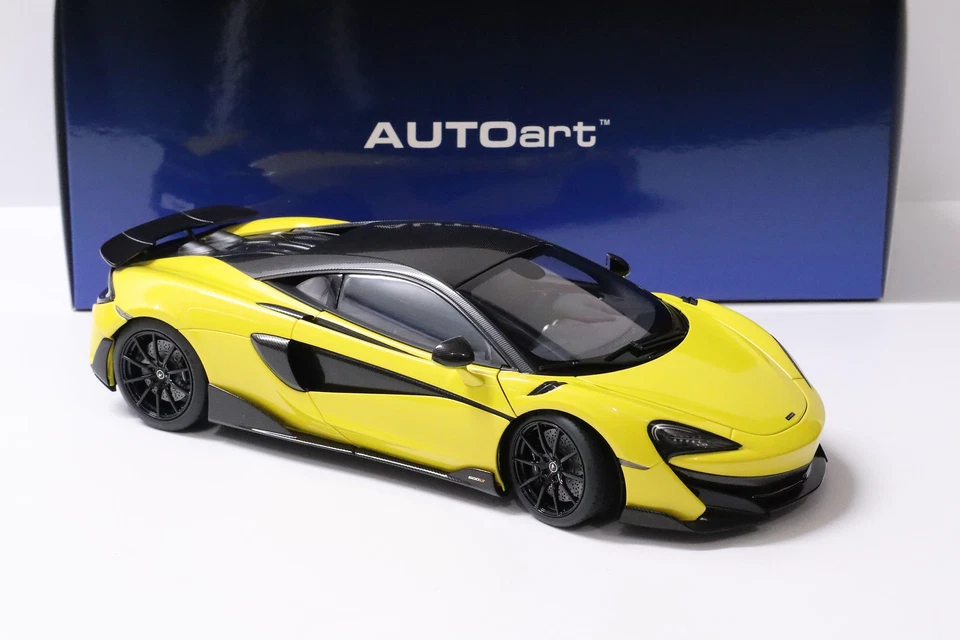 1:18 AUTOart McLaren 600LT Coupé 2019 Giallo Siciliano Metallizzato - Immagine 2 di 4