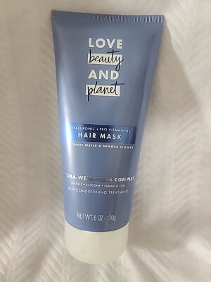  Love Beauty and Planet Coconut Water & Mimosa Flower Hair Masks Treatments