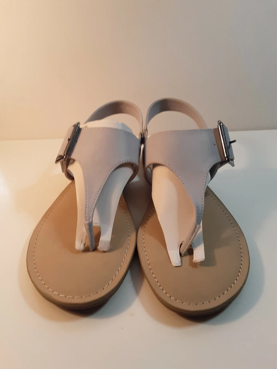 Simply Vera Vera Wang 9 Med White Women s Sandals